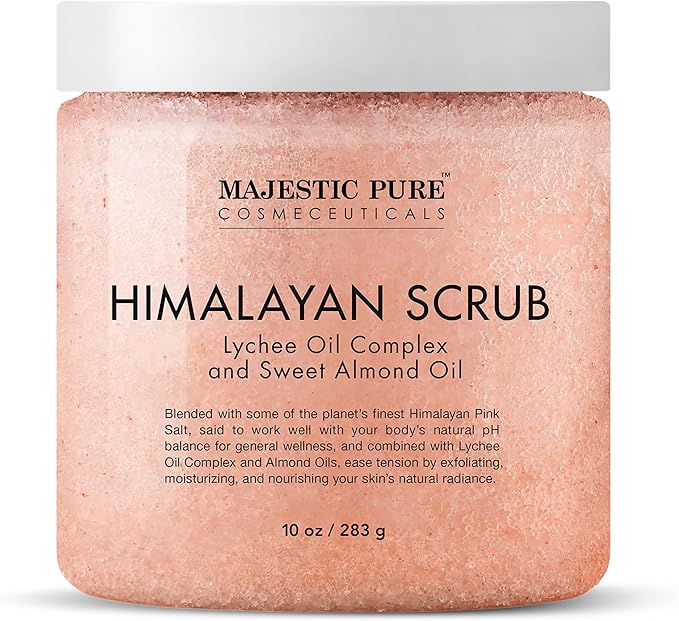 MAJESTIC PURE Himalayan Salt Body Scrub