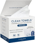 Clean Skin Club Clean Towels XL®, 100% USDA Biobased Face Towel