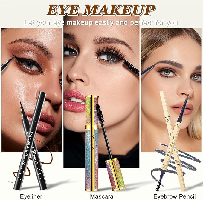 Makeup Set, All in One Make Up Starter Kit, Cosmetic Makeup Bundle