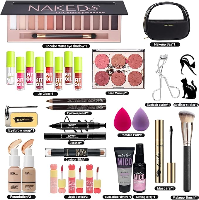 All in One Full Makeup Kit for Women, Makeup Set