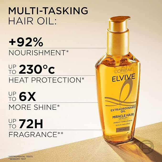 L'Oréal Paris Hair Serum Elvive Extraordinary Oil Miracle 100ml